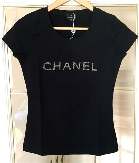 blouse chanel|authentic Chanel t shirt.